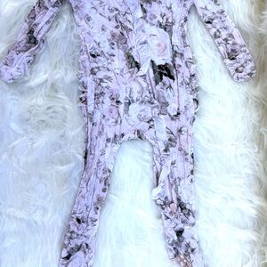 Little Bum bums Ruffled zipper footie